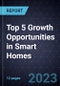 Top 5 Growth Opportunities in Smart Homes, 2024 - Product Thumbnail Image