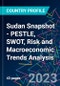 Sudan Snapshot - PESTLE, SWOT, Risk and Macroeconomic Trends Analysis  - Product Thumbnail Image