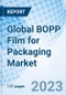 Global BOPP Film for Packaging Market Size, Trends & Growth Opportunity By Type, By Application, By Region and Forecast to 2027 - Product Image