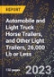 2023 Global Forecast For Automobile and Light Truck Horse Trailers, and Other Light Trailers, 26,000 Lb Or Less (2024-2029 Outlook) - Manufacturing & Markets Report - Product Image