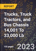 2023 Global Forecast for Trucks, Truck Tractors, and Bus Chassis (Chassis Of Own Manufacture) 14,001 To 33,000 Lb (2024-2029 Outlook)- Manufacturing & Markets Report- Product Image