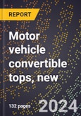 2023 Global Forecast for Motor Vehicle Convertible Tops, New (2024-2029 Outlook)- Manufacturing & Markets Report- Product Image