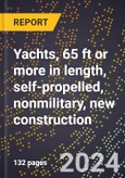 2023 Global Forecast for Yachts, 65 Ft or More In Length (Requires A Professional Crew), Self-Propelled, Nonmilitary, New Construction (2024-2029 Outlook)- Manufacturing & Markets Report- Product Image