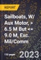 2023 Global Forecast for Sailboats, W/ Aux Motor, > 6.5 M But <= 9.0 M, Exc. Mil/Comm (2024-2029 Outlook)- Manufacturing & Markets Report - Product Thumbnail Image