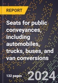 2023 Global Forecast for Seats for Public Conveyances (Excluding Aircraft), Including Automobiles, Trucks, Buses, and Van Conversions (2024-2029 Outlook)- Manufacturing & Markets Report- Product Image