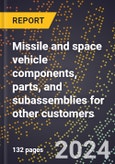 2024 Global Forecast for Missile and Space Vehicle Components, Parts, and Subassemblies for Other Customers (2025-2030 Outlook)-Manufacturing & Markets Report- Product Image