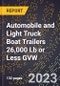 2023 Global Forecast for Automobile and Light Truck Boat Trailers 26,000 Lb or Less GVW (2024-2029 Outlook)- Manufacturing & Markets Report - Product Thumbnail Image