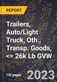 2023 Global Forecast for Trailers, Auto/Light Truck, Oth., Transp. Goods, <= 26k Lb GVW (2024-2029 Outlook)- Manufacturing & Markets Report- Product Image