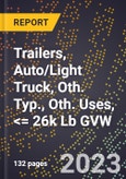 2023 Global Forecast for Trailers, Auto/Light Truck, Oth. Typ., Oth. Uses, <= 26k Lb GVW (2024-2029 Outlook)- Manufacturing & Markets Report- Product Image