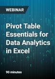Pivot Table Essentials for Data Analytics in Excel - Webinar- Product Image