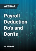 Payroll Deduction Do's and Don'ts - Webinar- Product Image