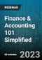Finance & Accounting 101 Simplified - Webinar (Recorded) - Product Image