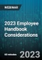 2023 Employee Handbook Considerations - Webinar (Recorded) - Product Image