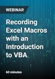 Recording Excel Macros with an Introduction to VBA - Webinar- Product Image
