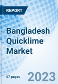 Bangladesh Quicklime Market (2022-2028): Trends, Value, Revenue, Outlook, Forecast, Size, Analysis, Growth, Industry, Share, Segmentation & COVID-19 IMPACT: Market Forecast By Types (Quick Quicklime, Hydrated Quicklime), By Products, By Applications and Competitive Landscape- Product Image