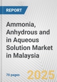 Ammonia, Anhydrous And In Aqueous Solution Market in Malaysia: Business Report 2024- Product Image