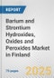 Barium and Strontium Hydroxides, Oxides and Peroxides Market in Finland: Business Report 2024 - Product Thumbnail Image