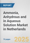 Ammonia, Anhydrous and in Aqueous Solution Market in Netherlands: Business Report 2025- Product Image