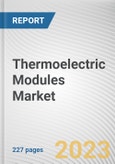 Thermoelectric Modules Market By Model, By Type, By End-Use Application: Global Opportunity Analysis and Industry Forecast, 2021-2031- Product Image