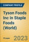 Tyson Foods Inc in Staple Foods (World) - Product Thumbnail Image
