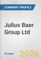 Julius Baer Group Ltd. Fundamental Company Report Including Financial, SWOT, Competitors and Industry Analysis - Product Thumbnail Image