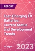 Fast-Charging EV Batteries: Current Status and Development Trends- Product Image