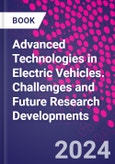 Advanced Technologies in Electric Vehicles. Challenges and Future Research Developments- Product Image