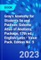 Gray's Anatomy for Students 5e and Paulsen: Sobotta Atlas of Anatomy, Package, 17th ed., English/Latin - Value Pack. Edition No. 5 - Product Thumbnail Image