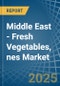 Middle East - Fresh Vegetables, nes - Market Analysis, Forecast, Size, Trends and Insights - Product Thumbnail Image