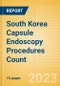 South Korea Capsule Endoscopy Procedures Count by Segments (Capsule Endoscopy Procedures for Obscure Gastrointestinal Bleeding, Barrett's Esophagus, Inflammatory Bowel Disease (IBD) and Other Indications) and Forecast, 2015-2030 - Product Thumbnail Image