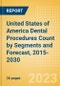 United States of America (USA) Dental Procedures Count by Segments (Dental Bone Graft Substitutes, Dental Cosmetic Procedures, Prefabricated Crown and Bridge Materials Procedures, Dental Implants and Abutments Procedures and Dental Membrane Procedures) and Forecast, 2015-2030 - Product Image