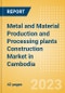 Metal and Material Production and Processing plants Construction Market in Cambodia - Market Size and Forecasts to 2026 (including New Construction, Repair and Maintenance, Refurbishment and Demolition and Materials, Equipment and Services costs) - Product Thumbnail Image