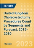 United Kingdom (UK) Cholecystectomy Procedures Count by Segments (Robotic Cholecystectomy Procedures and Non-Robotic Cholecystectomy Procedures) and Forecast, 2015-2030- Product Image
