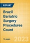 Brazil Bariatric Surgery Procedures Count by Segments (Gastric Balloon Procedures, Gastric Banding Procedures, Roux-en-Y Gastric Bypass (RYGB) Procedures, Sleeve Gastrectomy Procedures and Other Bariatric Surgeries) and Forecast, 2015-2030 - Product Thumbnail Image