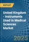 United Kingdom - instruments Used in Medical Sciences - Market Analysis, Forecast, Size, Trends and insights - Product Thumbnail Image