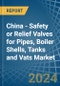 China - Safety or Relief Valves for Pipes, Boiler Shells, Tanks and Vats - Market Analysis, forecast, Size, Trends and Insights - Product Image