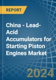 China - Lead-Acid Accumulators for Starting Piston Engines - Market Analysis, forecast, Size, Trends and Insights- Product Image