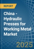 China - Hydraulic Presses for Working Metal - Market Analysis, forecast, Size, Trends and Insights- Product Image