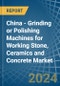 China - Grinding or Polishing Machines for Working Stone, Ceramics and Concrete - Market Analysis, forecast, Size, Trends and Insights - Product Image