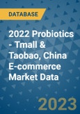2022 Probiotics - Tmall & Taobao, China E-commerce Market Data- Product Image