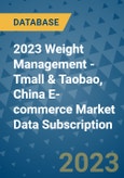 2023 Weight Management - Tmall & Taobao, China E-commerce Market Data Subscription- Product Image