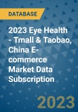 2023 Eye Health - Tmall & Taobao, China E-commerce Market Data Subscription- Product Image