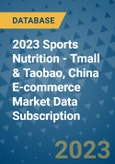 2023 Sports Nutrition - Tmall & Taobao, China E-commerce Market Data Subscription- Product Image
