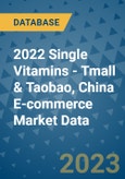 2022 Single Vitamins - Tmall & Taobao, China E-commerce Market Data- Product Image