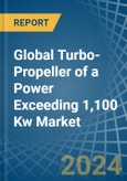 Global Turbo-Propeller of a Power Exceeding 1,100 Kw Trade - Prices, Imports, Exports, Tariffs, and Market Opportunities- Product Image