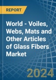 World - Voiles, Webs, Mats and Other Articles of Glass Fibers - Market Analysis, Forecast, Size, Trends and Insights- Product Image