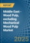 Middle East - Wood Pulp, excluding Mechanical Wood Pulp - Market Analysis, Forecast, Size, Trends and Insights - Product Thumbnail Image