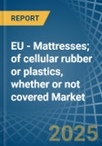 EU - Mattresses; of cellular rubber or plastics, whether or not covered - Market Analysis, Forecast, Size, Trends and Insights- Product Image