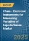 China - Electronic Instruments for Measuring Variables of Liquids/Gases - Market Analysis, forecast, Size, Trends and Insights - Product Image