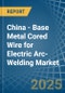 China - Base Metal Cored Wire for Electric Arc-Welding - Market Analysis, forecast, Size, Trends and Insights - Product Image